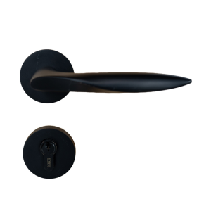 ROSETTE LOCK - FINISH:BLACK :ZINC ALLOY B16