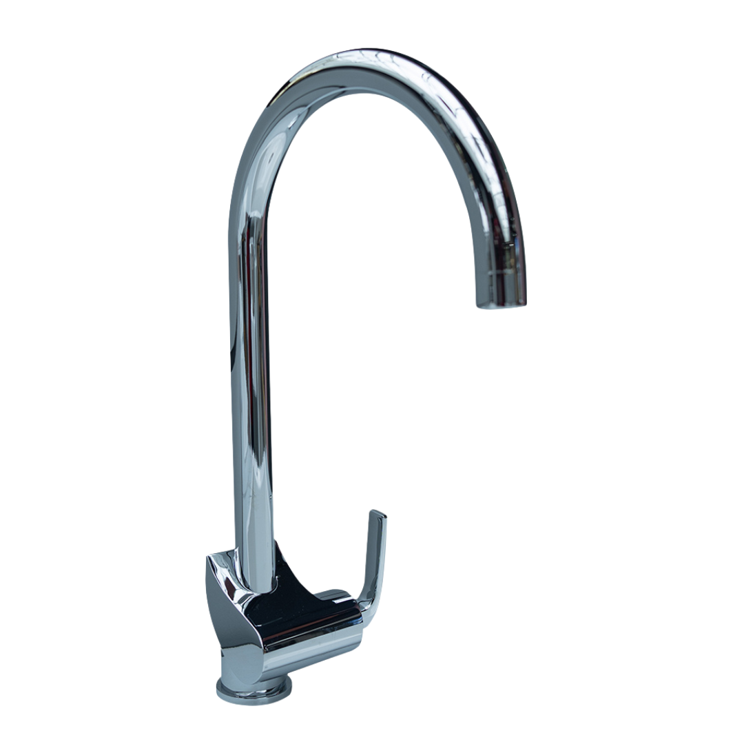 Chrome Single-Lever Kitchen Faucet 0000000761