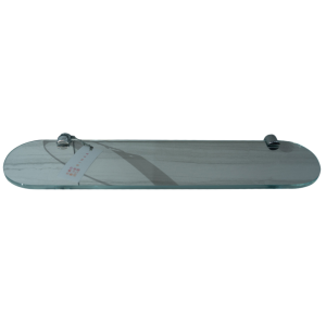 GLASS SHELF-BRASS - 97107