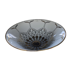 GLOSSY WHITE WASHBASIN 405X405X140- UP4006-G30-2