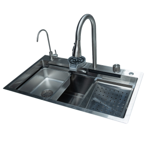 SATIN BLACK  KITCHEN SINK- - LS-7545FA1