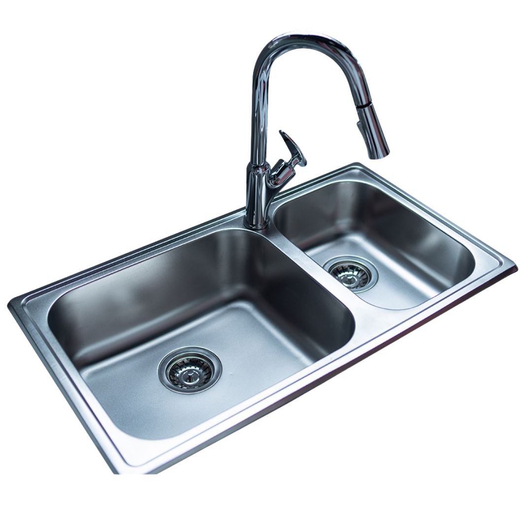 Stainless Steel Double Kitchen Sink 0000000965